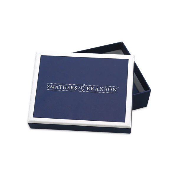 Pebble Beach Logo Text Card Wallet (Dark Navy) - Image 3